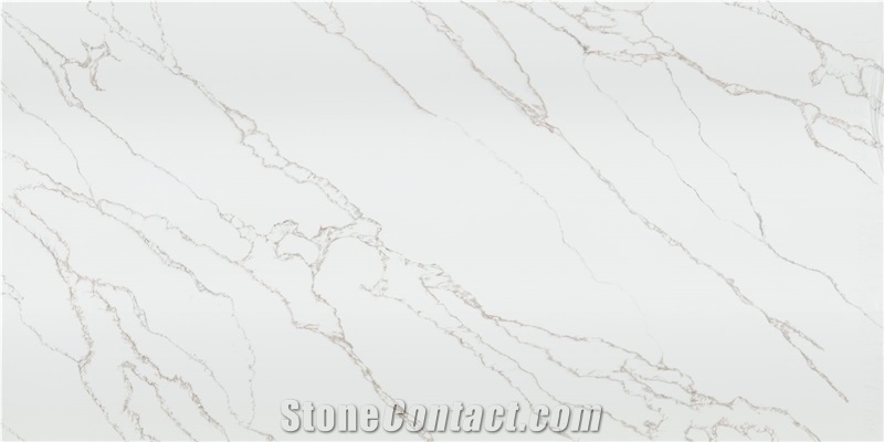 Engineered Marble Look Gold Quartz