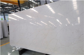 Engineered Marble Look Gold Quartz