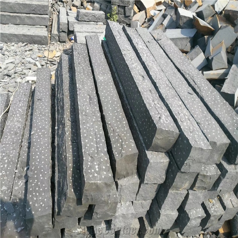 Basalt  Landscape Fences For Gardern Stone Balustrades