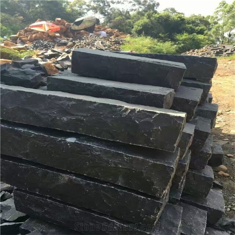 Basalt  Landscape Fences For Gardern Stone Balustrades