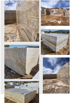 Glaccy Grey Marble Block