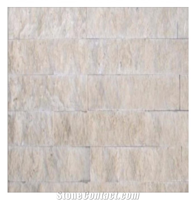 Limestone Split Face Mushroomed Exterior Wall
