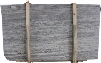 Silver Travertine Slabs