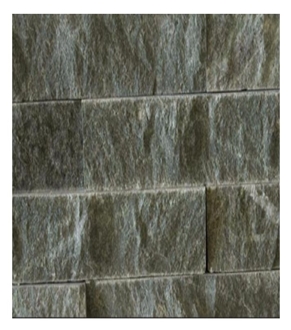 Teos Green Marble Split Finish Wall Tiles