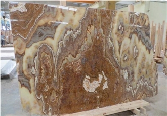 Turkey Brown Onyx Slabs
