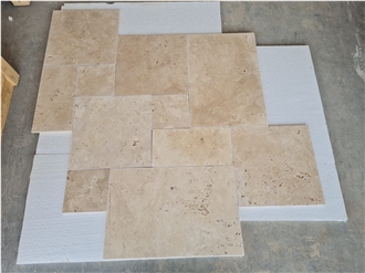 Turkey Ivory Travertine French Pattern