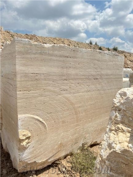 Turkey Light  Travertine Block