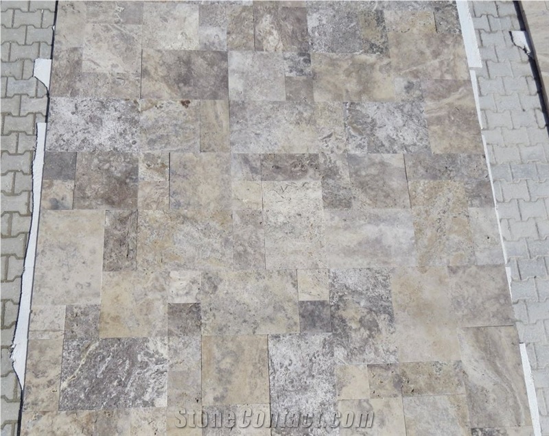 Turkey Silver Travertine French Pattern