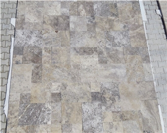 Turkey Silver Travertine French Pattern