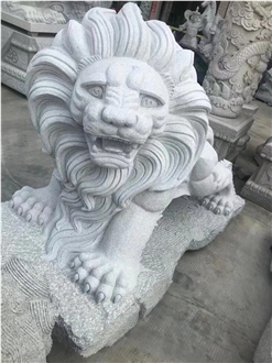 Carving Granite G640 Animal Fierce Lion Guardian Statue Carving Granite G640 Animal Fierce Lion Guardian Statue
