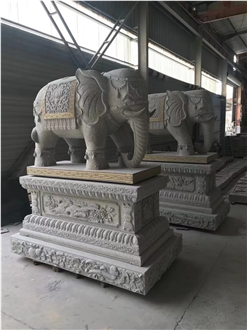 Carving Granite G640 Animal Fierce Lion Guardian Statue