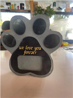 Granite G654 Engraved Lettering Pet Monument For Cemetery