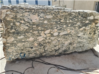 Afyon Green Viola Marble Blocks