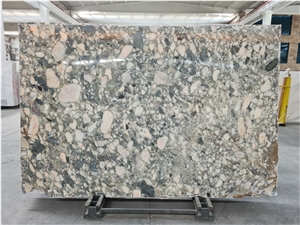 Breccia Verde Marble Slabs