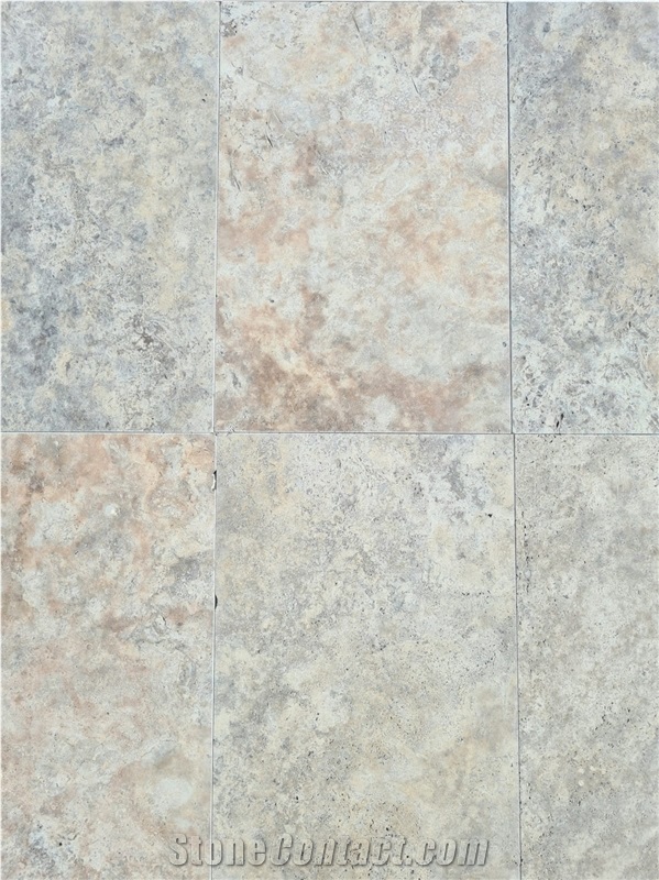 Silver Travertine Premium Tiles