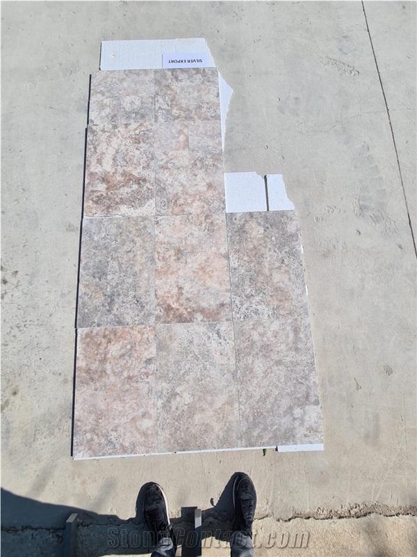 Silver Travertine Premium Tiles