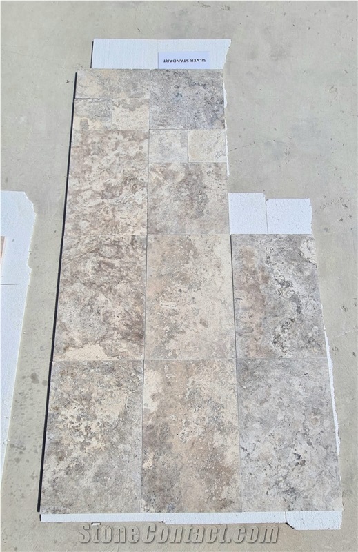 Silver Travertine Standard Tiles