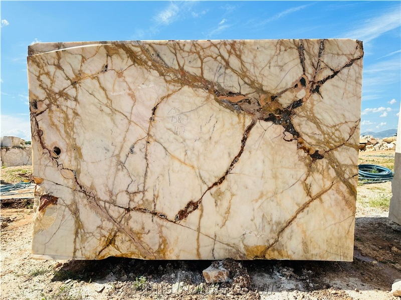 Turkish Calacatta Gold Marble Blocks