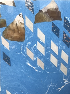 Custom-Designed Slab New Design Mosaic  Terrazzo Slabs