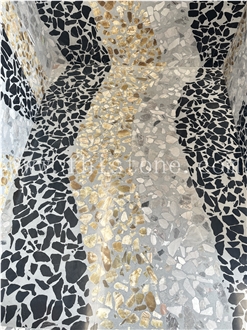 Customized Terrazzo Mosaic Big Aggregate  Terrazzo Tiles