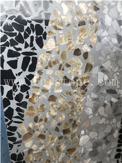 Customized Terrazzo Mosaic Big Aggregate  Terrazzo Tiles