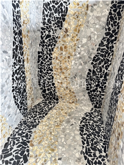 Customized Terrazzo Mosaic Big Aggregate  Terrazzo Tiles
