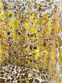 Light Transmitting Terrazzo Backlit Onyx Terrazzo Slabs