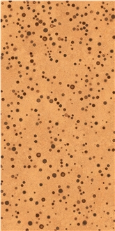 Orange Bubble  Slab Yellow Bubble Terrazzo Floor Tiles