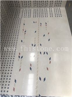 Rhombus Shape Terrazzo Mosaic Design Terrazzo Slabs