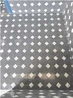 Square Mosaic Terrazzo Geometric Customized  Terrazzo Slabs