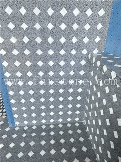 Square Mosaic Terrazzo Geometric Customized  Terrazzo Slabs