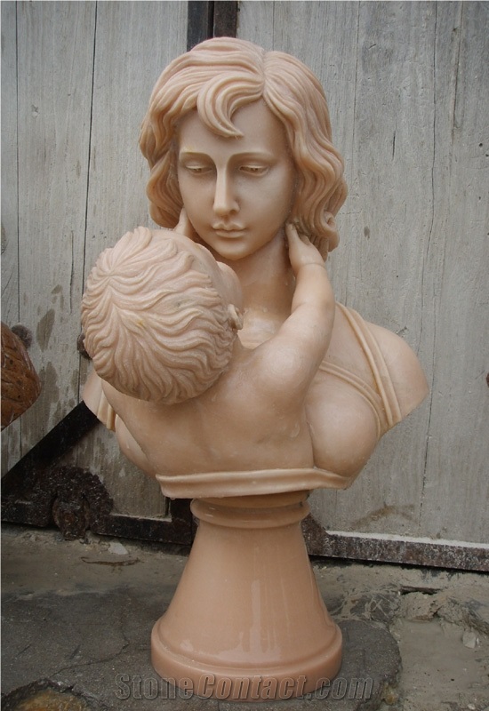 Marble Head Statue Interior Design Modern Style