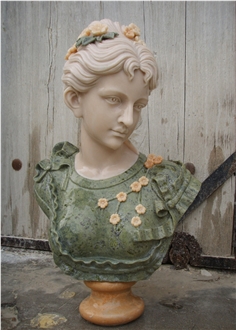 Marble Head Statue Interior Design Modern Style