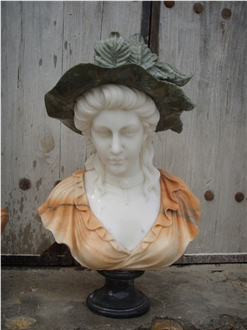 Marble Head Statue Interior Design Modern Style