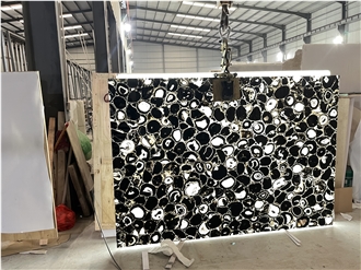 Black Agate Blacklit Semiprecious Stone Tiles Black Agate Blacklit Semiprecious Stone Tiles