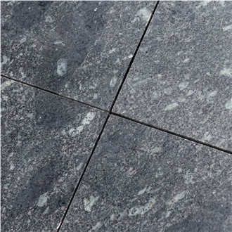 Black Aswan Sandblasted Tile Slabs