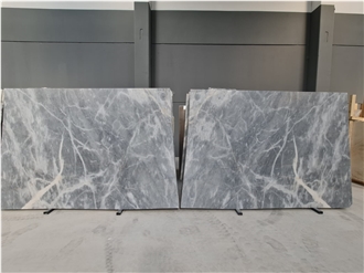 Afyon Bardiglio Gray Marble Slab Tiles