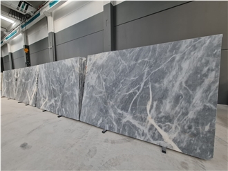 Afyon Bardiglio Gray Marble Slab Tiles