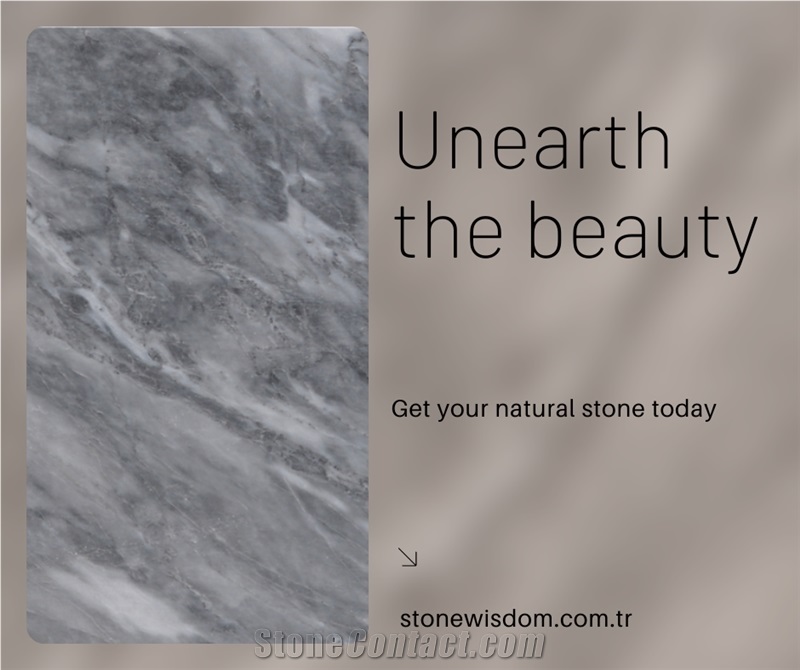 Afyon Blue Gray Marble Tiles