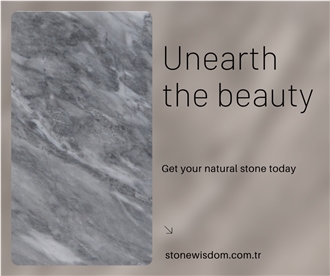 Afyon Blue Gray Marble Tiles