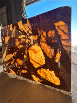Afyon Brown Marble Slab & Tiles