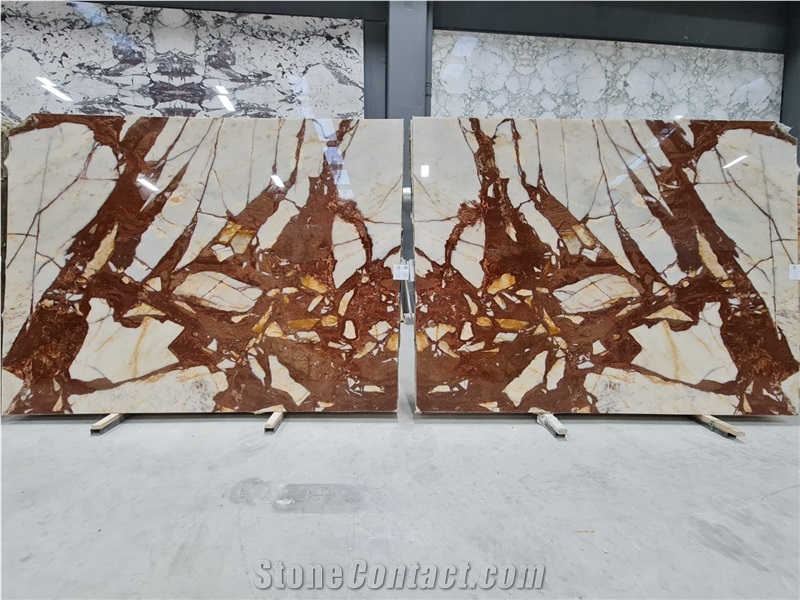 Afyon Brown Marble Slab & Tiles