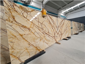 Afyon Golden River Marble Slab & Tiles
