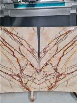 Afyon Golden River Marble Slab & Tiles