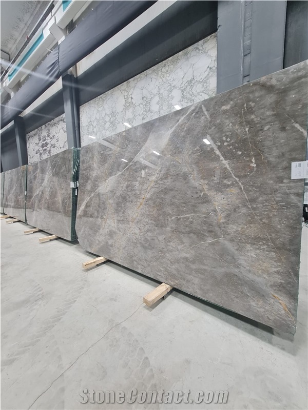 Baran Grey Marble Slab & Tiles