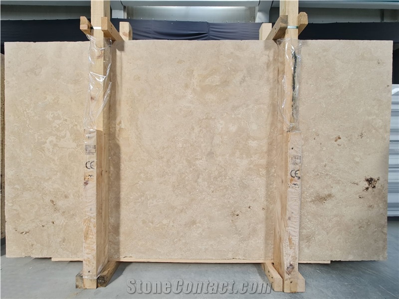 Medium Travertine Cross Cut Slabs