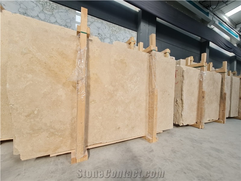 Medium Travertine Cross Cut Slabs
