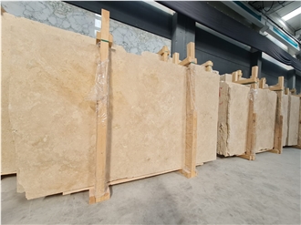 Medium Travertine Cross Cut Slabs