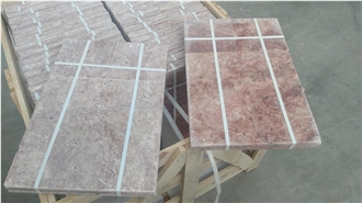 Red Travertine Flamingo Pinky Slab & Tiles