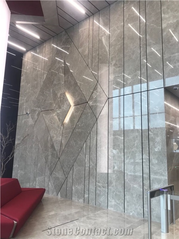 Rising Star Bruno Coffee Brown Marble Tiles